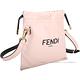 FENDI PACK 小型 納帕小羊皮束口手拿/斜背包(粉色) product thumbnail 3