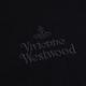 Vivienne Westwood 長版刺繡行星LOGO羊毛圍巾(黑) product thumbnail 3