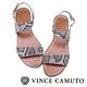 Vince Camuto 渡假休閒素色一字平底涼鞋-蛇紋 product thumbnail 3