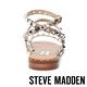 STEVE MADDEN-TRAVEL個性鉚釘繫帶平底涼鞋-蛇皮白 product thumbnail 5