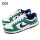 Nike Dunk Low Retro 男鞋 女鞋 峽谷綠 藍 休閒鞋 經典 FQ6849-141 product thumbnail 2