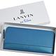 LANVIN en Bleu 品牌經典LOGO圖騰防刮牛皮拉鍊機能長夾(藍色系) product thumbnail 7