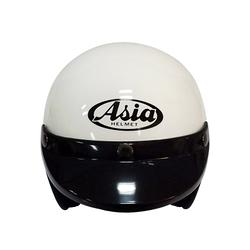 ASIA A-706 精裝素色細條安全帽 白