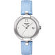 TISSOT 天梭 官方授權 Pinky 優雅女仕時尚腕錶-銀x藍/28mm product thumbnail 2