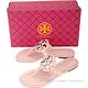 TORY BURCH Miller LOGO 盾牌夾腳漆皮涼鞋/拖鞋(粉色) product thumbnail 5