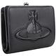 Vivienne Westwood 星球浮雕小牛皮雙珠金屬釦零袋短夾(黑色) product thumbnail 8