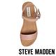 STEVE MADDEN-LEAGUE 搶眼一字帶繫帶低跟涼鞋-藕色 product thumbnail 6