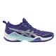Asics 羽球鞋 Blast FF 3 女鞋 紫 藍 白 支撐 穩定 襪套式 運動鞋 亞瑟士 1072A080401 product thumbnail 6