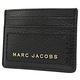 MARC JACOBS 金屬LOGO荔枝皮革簡易卡片夾(黑) product thumbnail 4