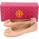 TORY BURCH Minnie Travel 琺瑯盾牌飾折疊平底鞋(橡木色) product thumbnail 5