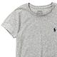 Polo Ralph Lauren 熱銷小馬圓領素面短袖T恤(女)-灰色 product thumbnail 3