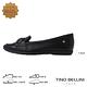 【TINO BELLINI 貝里尼】巴西進口馬銜扣尖頭樂福鞋FWBV036-1(黑色) product thumbnail 2