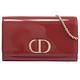Christian Dior  30 MONTAIGNE 漆皮亮面WOC釦式鍊包(紅) product thumbnail 2