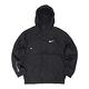 Nike 連帽外套 NSW Jacket 黑 防風 寬鬆 點陣圖 風衣 運動 休閒 男女款 DX6311-010 product thumbnail 2