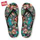 FitFlop IQUSHION FLORAL-PRINT FLIP-FLOPS 印花輕量人體工學戲水夾腳涼鞋-女(黑色印花) product thumbnail 4