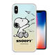 史努比 SNOOPY 正版授權 iPhone X 漸層彩繪軟式手機殼(紙飛機) product thumbnail 2