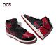 Nike Jordan 1 Retro High OG 童鞋 經典款 復刻 喬丹一代 漆皮 中童 穿搭 黑 紅 AQ2664063 product thumbnail 8