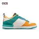 Nike 休閒鞋 SWDC Wmns Dunk Low Disrupt 2 女鞋 白 綠 橘 拼接 DX4220-100 product thumbnail 3