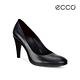 ECCO SHAPE 75 SLEEK 經典黑尖頭細跟氣墊高跟鞋-黑 product thumbnail 2