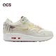 Nike 休閒鞋 Wmns Air Max 1 87 女鞋 男鞋 米 奶油色 氣墊 金屬扣 FJ7734-101 product thumbnail 6