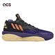 adidas 籃球鞋 Dame 8 紫 黑 男鞋 小花 里拉德 Lillard 愛迪達 GZ4626 product thumbnail 6