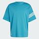 adidas 上衣 男款 短袖上衣 運動 三葉草 亞規 NEW C TEE 藍綠 IM2093 product thumbnail 4