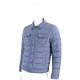 HERNO La Denim 口袋設計灰藍色釦式拉鍊絎縫羽絨夾克 product thumbnail 5