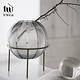 【好物良品】北歐手工圓型玻璃球形花瓶(花藝花器 插花裝飾品 桌面餐桌擺飾) product thumbnail 2