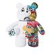 SPRAYGROUND-HALF GRAFF MONEYBEAR 聯名泰迪熊後背包-塗鴉 product thumbnail 2