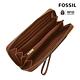 FOSSIL Logan 多層真皮拉鍊RFID防盜長夾-彩色拼接 SL8220194 product thumbnail 3