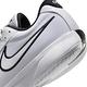 NIKE AIR ZOOM G.T. CUT ACADEMY EP 男運動籃球鞋-白黑-FB2598100 product thumbnail 8