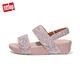 FitFlop MINA GLITTER MIX BACK-STRAP SANDALS後帶涼鞋-女(珊瑚粉) product thumbnail 3