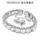 SWAROVSKI 施華洛世奇 Millenia 手鏈 八角形切割, 白色, 鍍白金色 product thumbnail 4