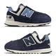 New Balance 休閒鞋 574 Wide 小童鞋 深藍色 NEW-B 學步鞋 經典 魔鬼氈 0-3歲 麂皮 NW574ND1-W product thumbnail 3