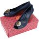 TORY BURCH LETICIA MID WEDGE 牛皮魚口楔型跟鞋(深藍色) product thumbnail 5
