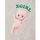 X-girl × OBITSU Kewpie L/S BABY TEE 聯名長袖-灰 product thumbnail 6