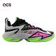 Nike 籃球鞋 Jordan One Take 3 GS 大童 女鞋 黑 灰 綠 忍者龜 Westbrook DC7702-002 product thumbnail 6