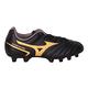 MIZUNO MONARCIDA NEO II 男女兒童足球鞋-塑膠釘-3E P1GB232550 黑金 product thumbnail 2