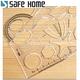 (六入)SAFEHOME 多功能模尺幾何圖形尺形狀尺大象尺教學模板尺量角器答題卡 ST0102 product thumbnail 2