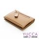 YUCCA - 牛皮俏麗多彩名片夾(迷你皮夾)-駝色- 02200058009 product thumbnail 4