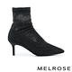 高跟鞋 MELROSE 美樂斯 華麗時髦晶鑽萊卡網布尖頭高跟鞋－黑 product thumbnail 3