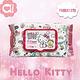 Sanrio 三麗鷗 Hello Kitty 凱蒂貓 抑菌加蓋濕紙巾 70抽X12包/組 product thumbnail 3