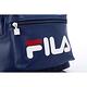 FILA 皮革小型雙肩後背包-藍 BPS-5401-BU product thumbnail 6