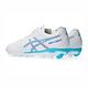 Asics Ds Light Jr Gs [1104A046-102] 大童 足球鞋 運動 寬楦 輕量 亞瑟士 白 藍 product thumbnail 4