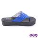ee9 晶鑽精緻車縫線厚底夾腳拖鞋-藍色-7601861 70 product thumbnail 6