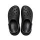 Crocs Classic Crush Clog 男女鞋 全黑色 泡芙 厚底 休閒 洞洞鞋 涼拖鞋 207521001 product thumbnail 3