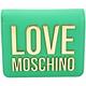 LOVE MOSCHINO 金字母拼色襯裡對折釦式短夾(綠色) product thumbnail 2