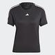 ADIDAS 女 短袖上衣 T恤 運動上衣 吸濕排汗 寬鬆 訓練 3-STRIPES IC5039 product thumbnail 4