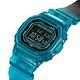 CASIO卡西歐 G-SHOCK 藍牙 半透明 漸變炫藍 經典方形 DW-B5600G-2_42.8mm product thumbnail 7