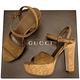 GUCCI 麂皮厚底高跟鞋(咖啡色)【37.5號】 product thumbnail 5